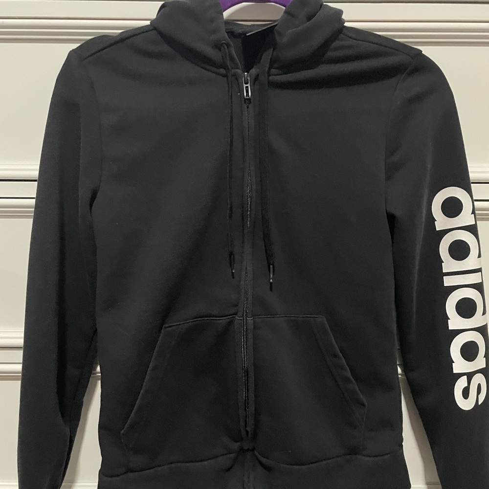Adidas Charcoal Full-Zip Jacket